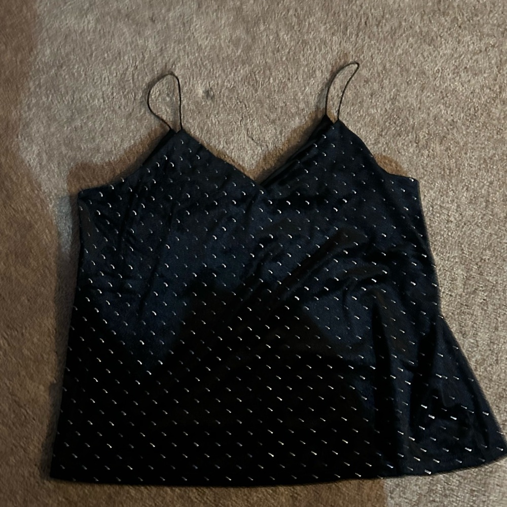 Maurice’s tank top velour embellished size large NWT